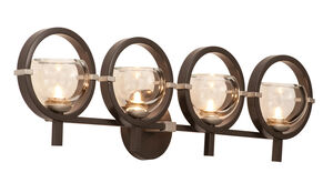 Lunaire 4 Light 31 inch Old Bronze Wall Sconce Wall Light