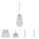 Taza 1 Light 9 inch Chrome Mini Pendant Ceiling Light