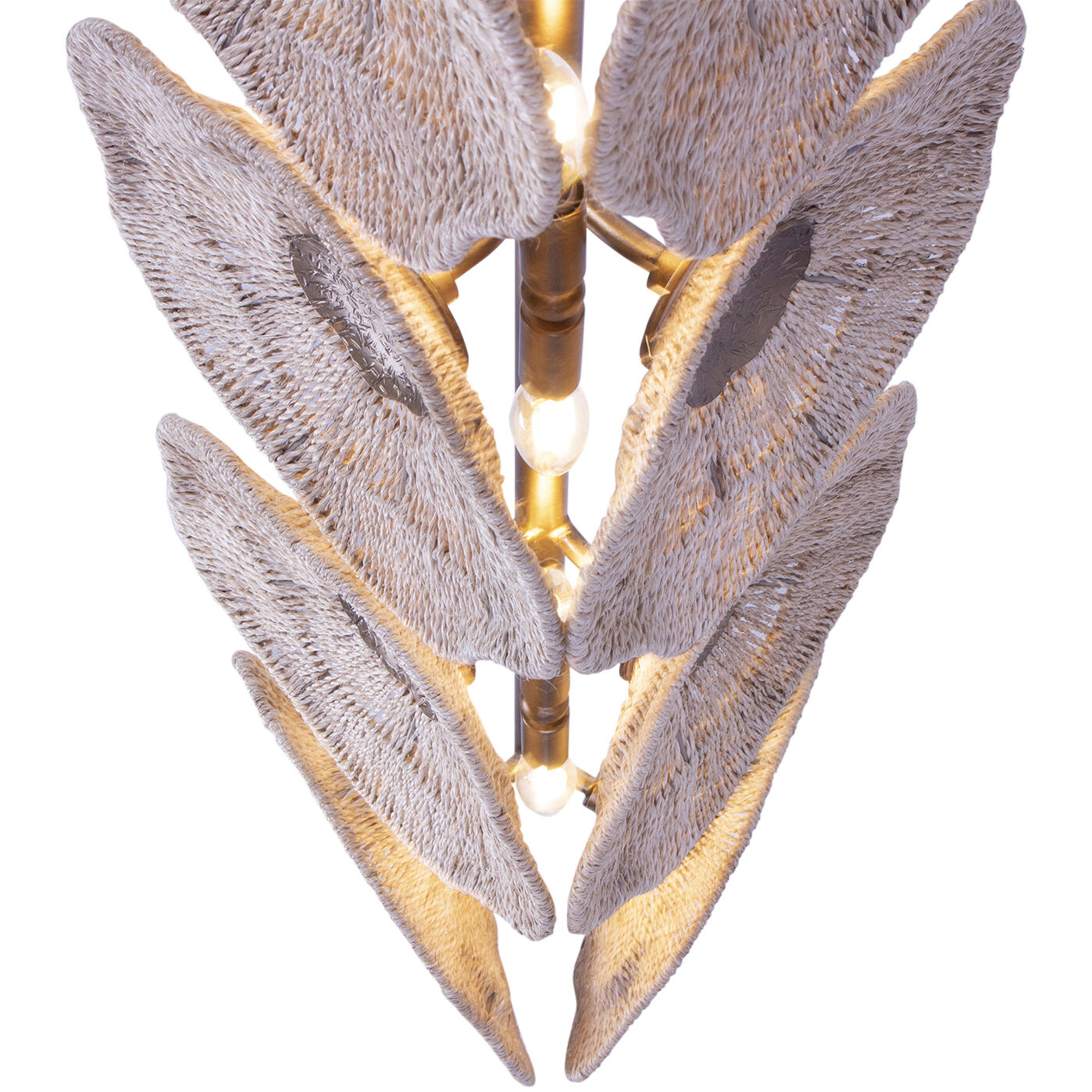 Poppy Island Light Ceiling Light in Pearlized Antique Brass