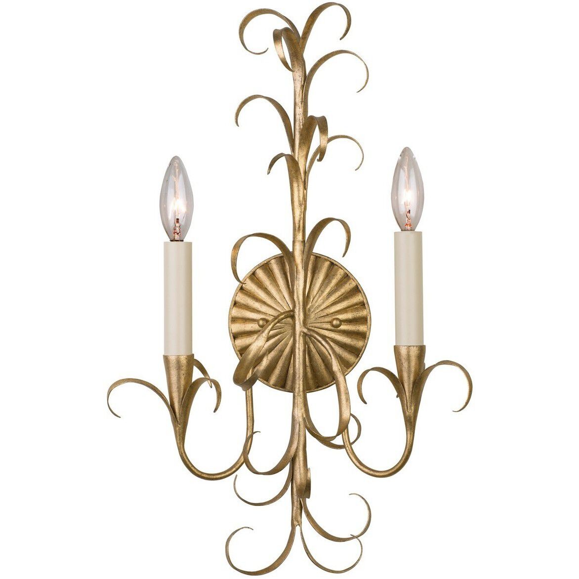 Ainsley Wall Sconce Wall Light in Oxidized Gold Leaf