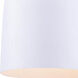 Gabardine 1 Light 12 inch Matte White Mini Pendant Ceiling Light