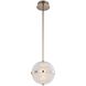 Portland LED 10 inch Polished Nickel Mini Pendant Ceiling Light