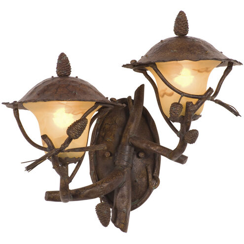 Ponderosa Outdoor 2 Light 20 inch Ponderosa Wall Sconce Wall Light