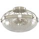 Montauk 3 Light 14 inch Polished Nickel Flush Mount Ceiling Light