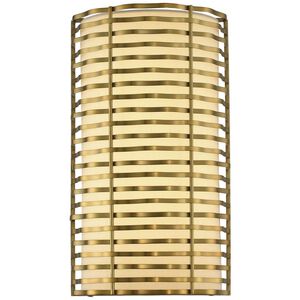 Paloma LED 8 inch Vintage Brass ADA Wall Sconce Wall Light