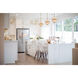 Canterbury LED 10 inch Winter Brass Mini Pendant Ceiling Light