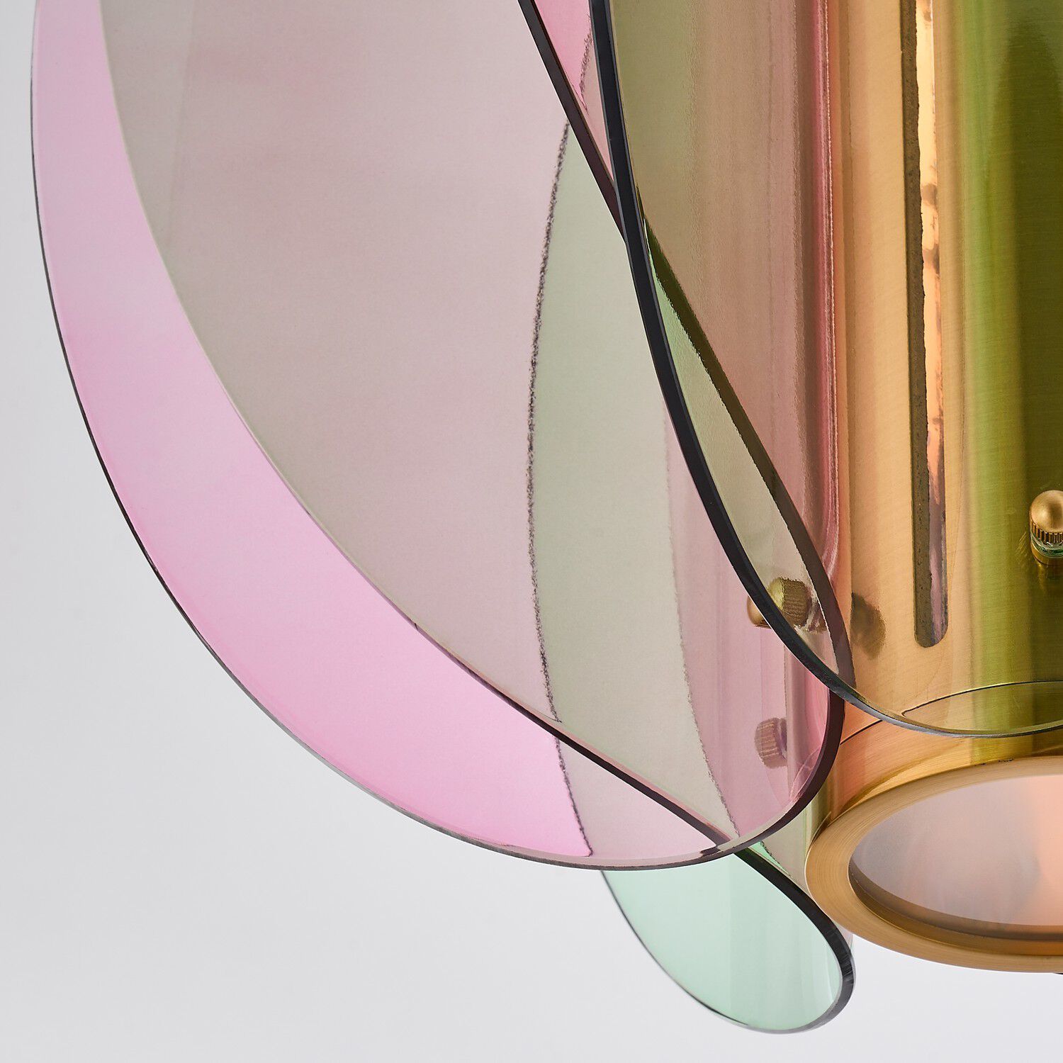 Tulipa 14.5 inch Winter Brass Pendant Ceiling Light