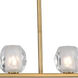 Stella Island Light Ceiling Light in Winter Brass