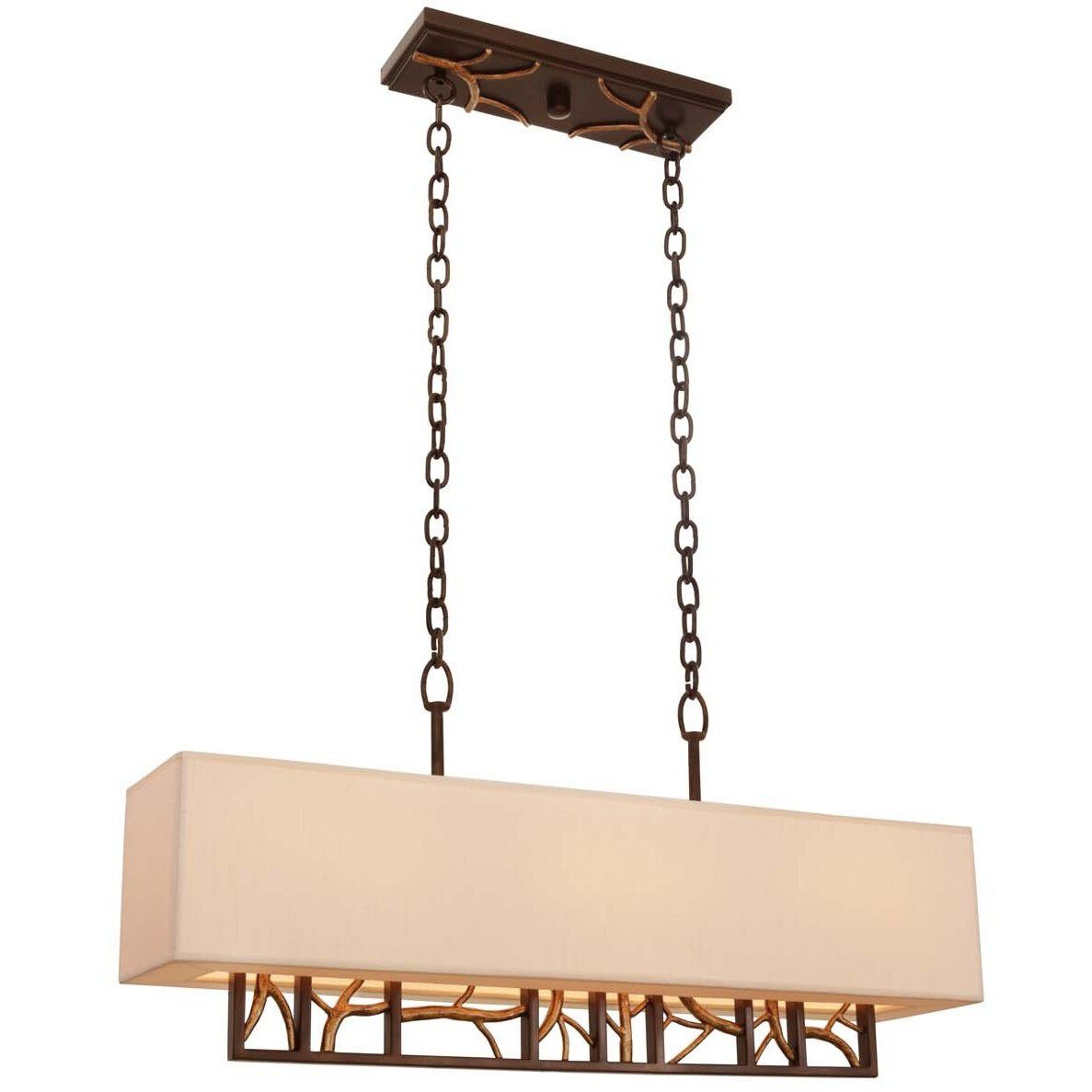 Hudson Island Light Ceiling Light in Bronze Gold
