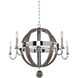 Sharlow 5 Light 32 inch Chrome Chandelier Ceiling Light
