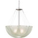 Cirrus 3 Light 24 inch Satin Nickel Pendant Ceiling Light