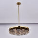 Hortensia 5 Light 24.5 inch Polished Winter Brass Pendant Ceiling Light