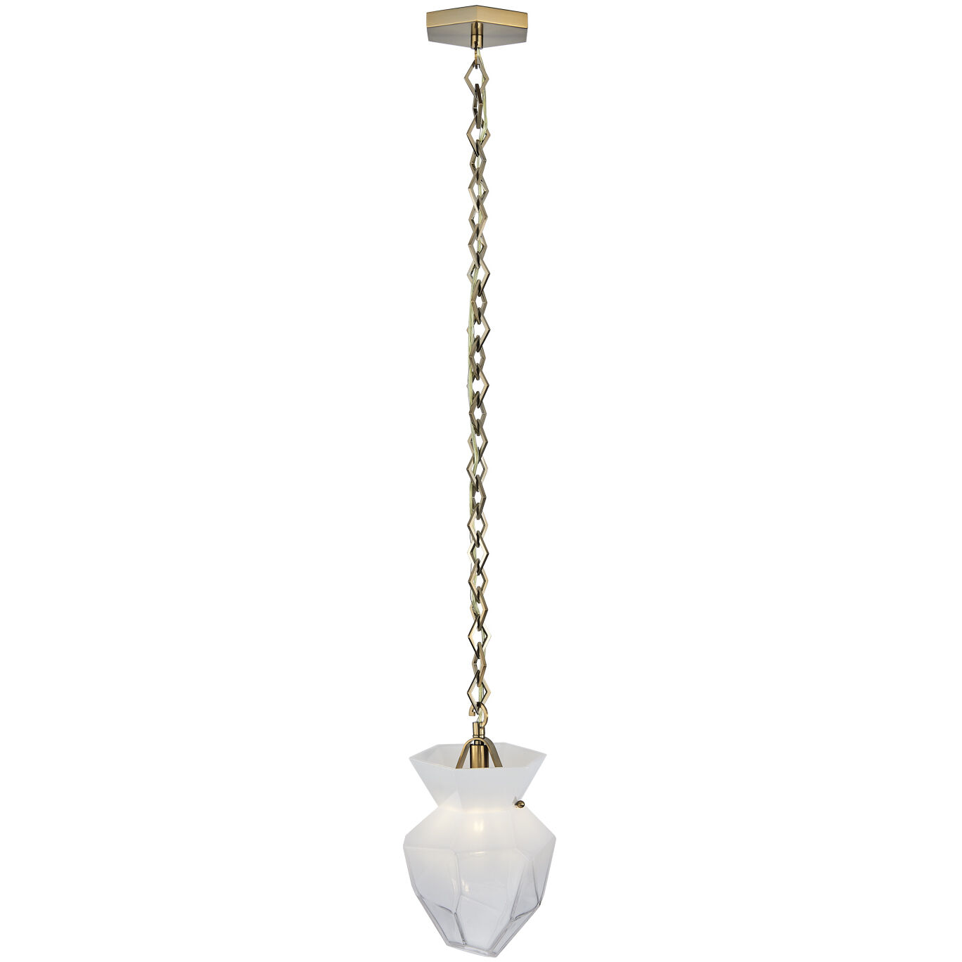 Bolsa 1 Light 8 inch Winter Brass Pendant Ceiling Light