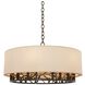 Hudson 6 Light 24 inch Bronze Gold Pendant Ceiling Light
