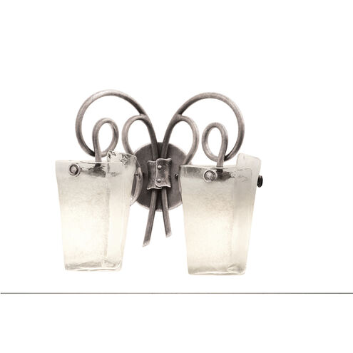 Tribecca 2 Light 16 inch Pearl Silver Bath Light Wall Light in ANTQ