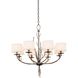 Denali 8 Light 32 inch Bronze Jewel Tone Chandelier Ceiling Light
