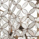 Maurelle 8 Light 36 inch Oxidized Gold Leaf Pendant Chandelier Ceiling Light