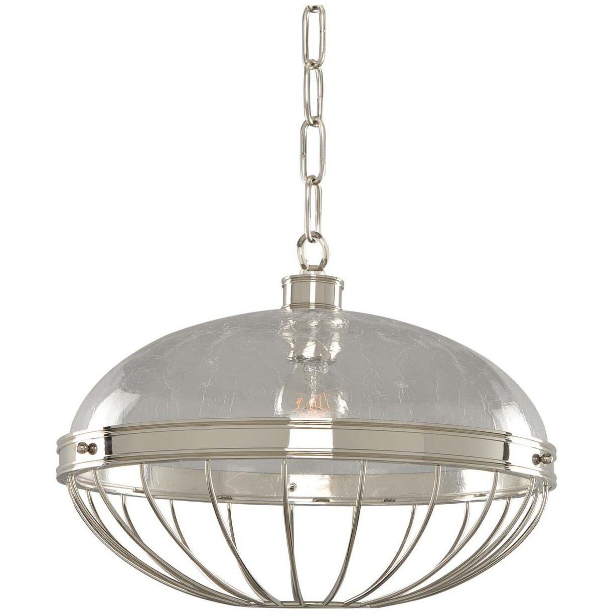 Montauk 1 Light 16 inch Polished Nickel Pendant Ceiling Light