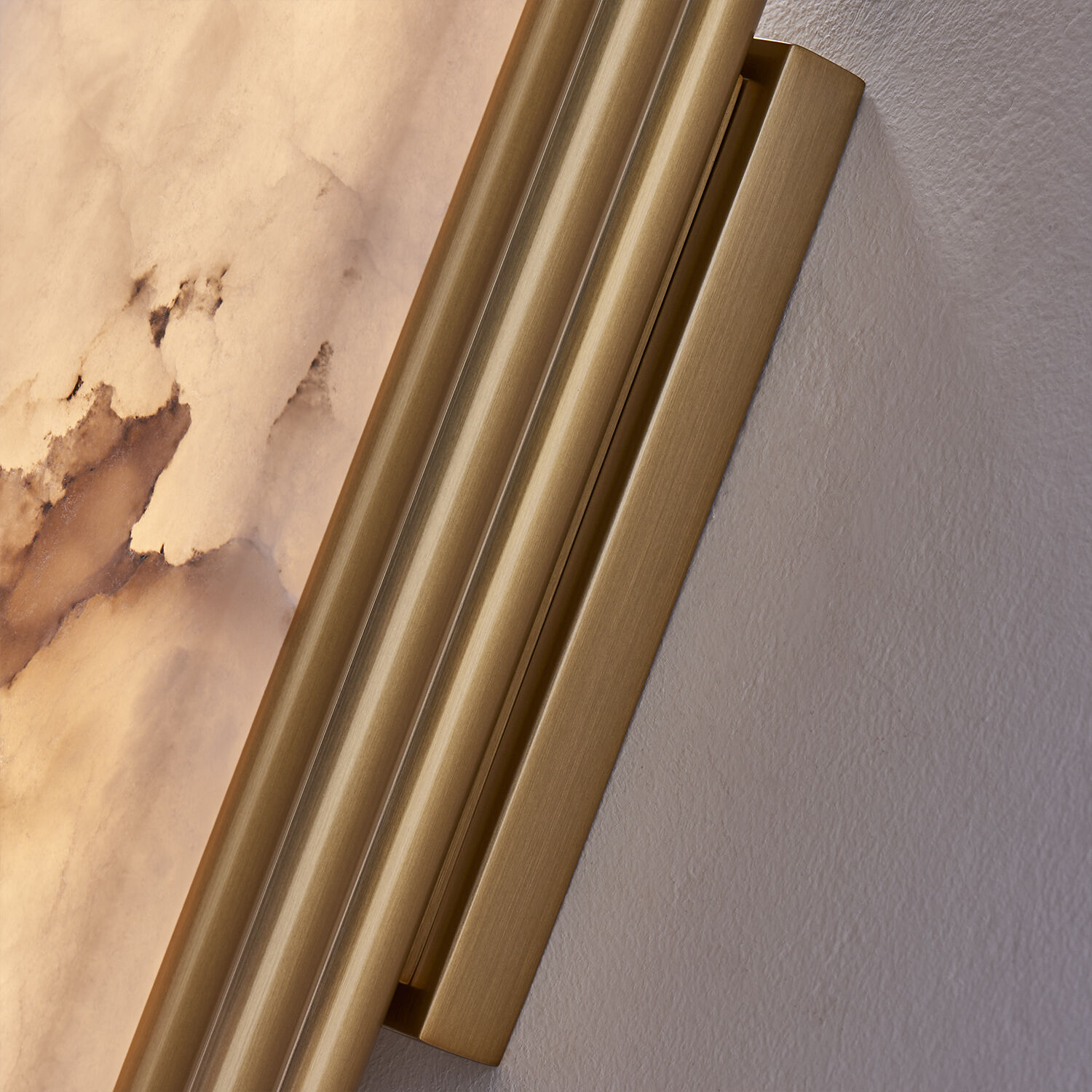 Vertical Wall Sconce Wall Light in Winter Brass