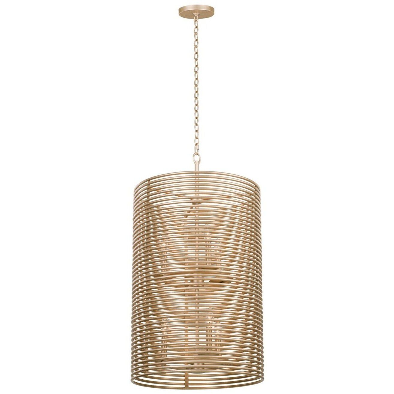 Emery 6 Light 19 inch Modern Gold Foyer Light Ceiling Light