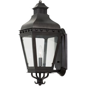 Winchester Outdoor 1 Light 8 inch Aged Iron Wall Sconce Wall Light