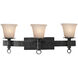 Americana 3 Light 26.5 inch Tortoise Shell Vanity Light Wall Light