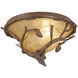 Ponderosa 2 Light 15 inch Ponderosa Outdoor Flush Mount 