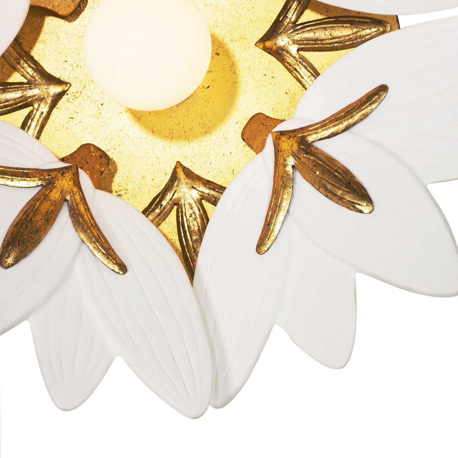 Bloom Wall Sconce Wall Light in Oxidized Gold Leaf