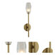 June Wall Sconce Wall Light in Winter Brass