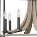 Middleton 8 Light 34 inch Natural Iron Pendant Ceiling Light