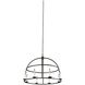 Wickenburg 8 Light 34 inch Black Iron Pendant Ceiling Light