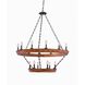 Lansdale 18 Light 42 inch Black Iron Chandelier Ceiling Light