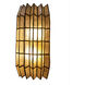 Fractal 2 Light 8.5 inch Oxidized Gold Leaf Wall Sconce Wall Light