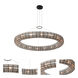 Sanibel 16 Light 42 inch Matte Black Pendant Chandelier Ceiling Light