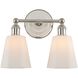 Greenwich 2 Light 13 inch Polished Nickel Bath Vanity Light Wall Light