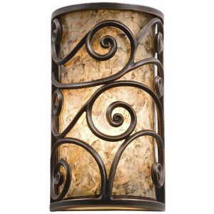 Windsor 1 Light 7 inch Aged Silver ADA Wall Sconce Wall Light