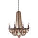 Beechwood 8 Light 26 inch Royal Mahogany Chandelier Ceiling Light