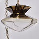 Bolsa 6 Light 31 inch Winter Brass Chandelier Ceiling Light