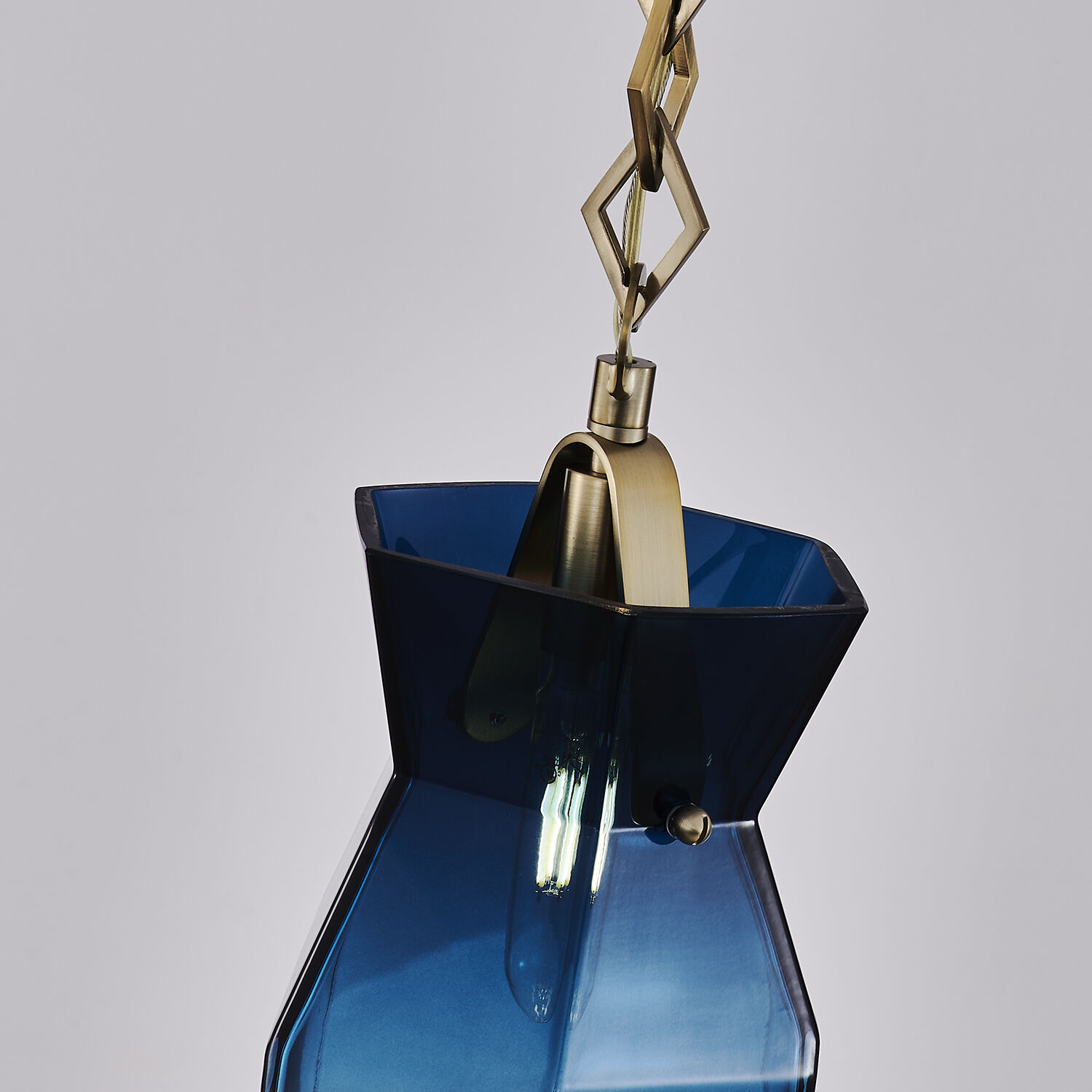 Bolsa 1 Light 6.5 inch Winter Brass Pendant Ceiling Light