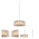 Prado 8 Light 34 inch Oxidized Silver Leaf Pendant Chandelier Ceiling Light