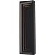 Chrysler Wall Sconce Wall Light in Matte Black