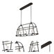 Wickenburg 8 Light 42 inch Black Iron Island Light Ceiling Light