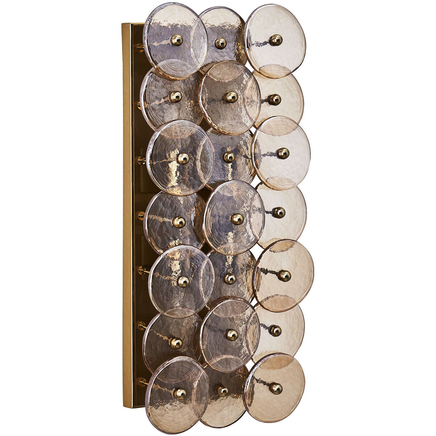 Hortensia Wall Sconce Wall Light in Polished Winter Brass