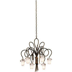 Tribecca 6 Light 25 inch Antique Copper Chandelier Ceiling Light in ANTQ