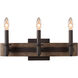 Duluth 3 Light 18 inch Satin Bronze Bath Vanity Wall Light