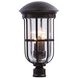 Emerson 3 Light 21 inch Burnished Bronze Outdoor Post Mount