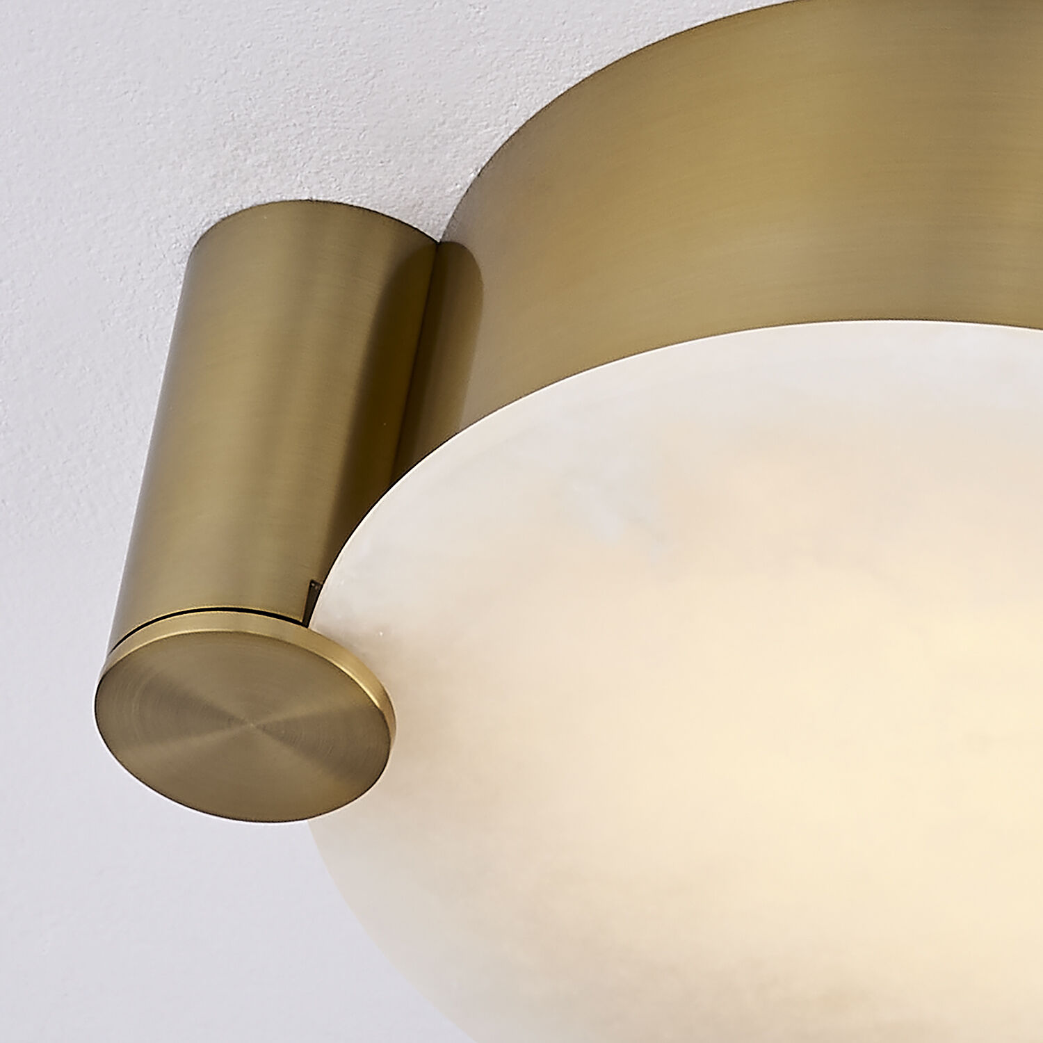 Lumba LED 14 inch Winter Brass Flush Mount Ceiling Light