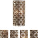 Maurelle Wall Sconce Wall Light in Oxidized Gold Leaf