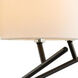 Tahoe 5 Light 26 inch Matte Black with Polished Nickel Chandelier Ceiling Light
