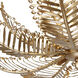 Fern 14 Light 36 inch Modern Gold Chandelier Ceiling Light